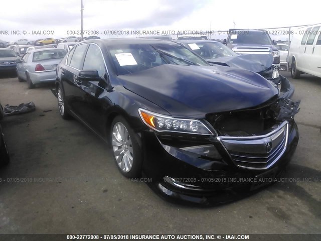 JH4KC1F74EC002719 - 2014 ACURA RLX TECH-AUDIO შავი ფოტო 1