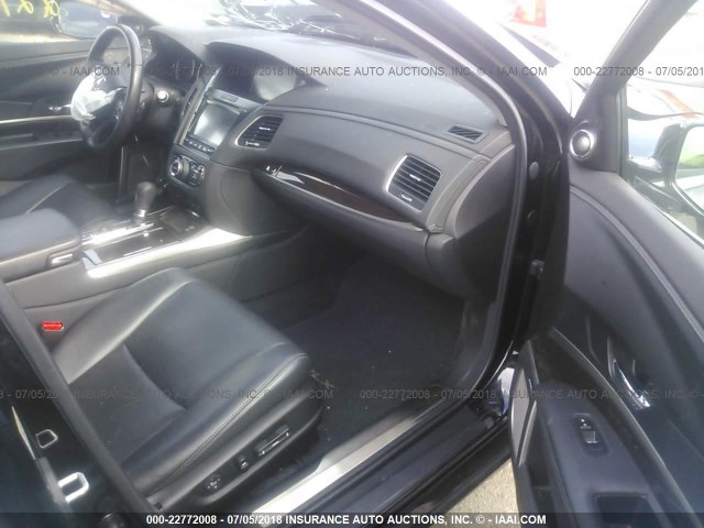 JH4KC1F74EC002719 - 2014 ACURA RLX TECH-AUDIO შავი ფოტო 5