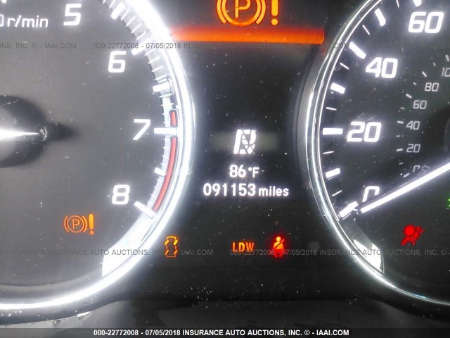 JH4KC1F74EC002719 - 2014 ACURA RLX TECH-AUDIO შავი ფოტო 7