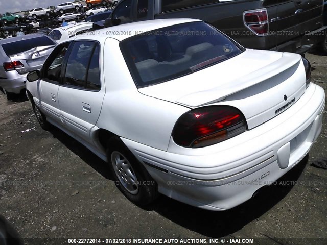 1G2NE52T4WC720666 - 1998 PONTIAC GRAND AM SE WHITE photo 3