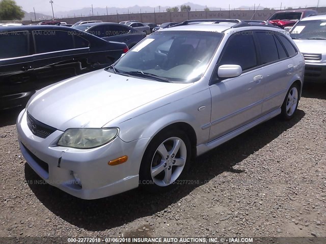 JM1BJ245631135151 - 2003 MAZDA PROTEGE PR5 SILVER photo 2