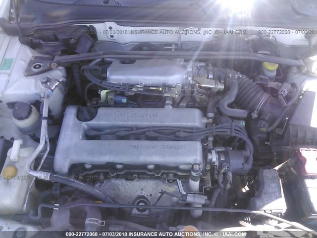 3N1BB51D9YL105641 - 2000 NISSAN SENTRA SE WHITE photo 10