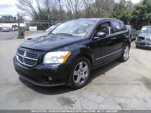 1B3HE78K27D535984 - 2007 DODGE CALIBER R/T BLACK photo 2