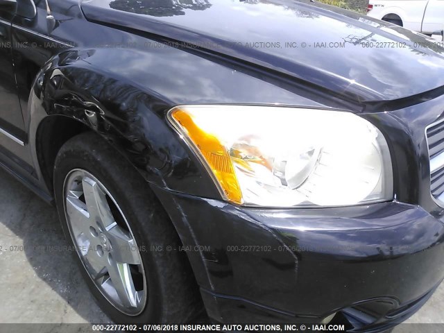 1B3HE78K27D535984 - 2007 DODGE CALIBER R/T BLACK photo 6