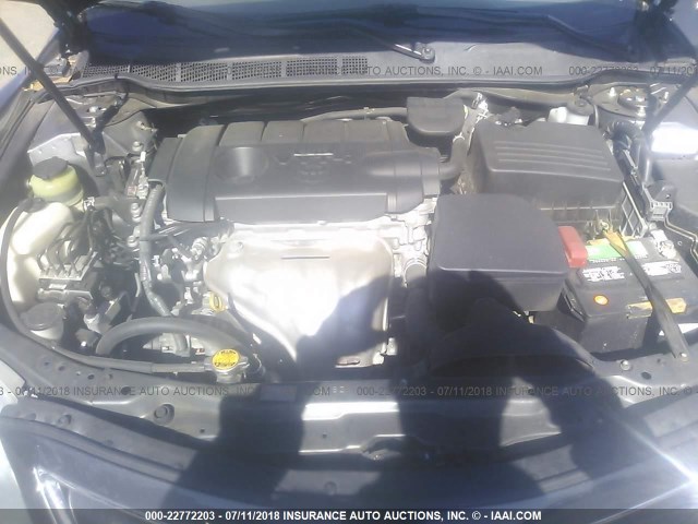 4T1BF3EK0BU647086 - 2011 TOYOTA CAMRY SE/LE/XLE ნაცრისფერი ფოტო 10