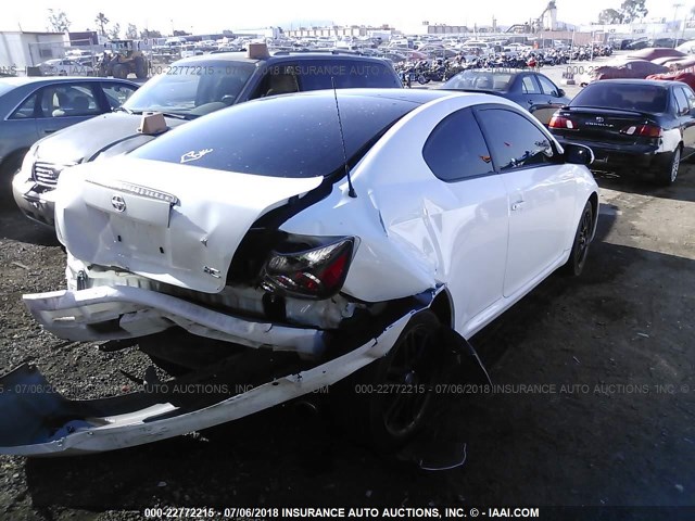 JTKDE167190280904 - 2009 TOYOTA SCION TC WHITE photo 4