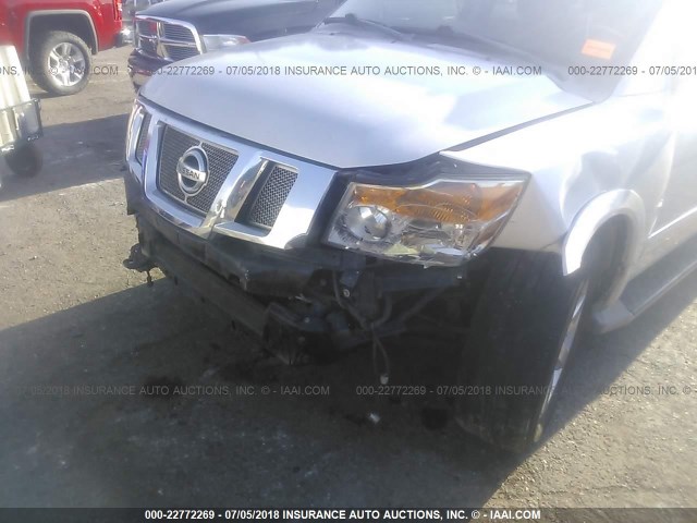 5N1BA0ND5BN601522 - 2011 NISSAN ARMADA SV/SL/PLATINUM SILVER photo 6