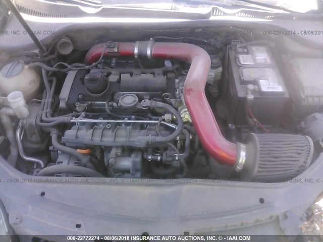 3VWBJ71KX8M119338 - 2008 VOLKSWAGEN GLI ნაცრისფერი ფოტო 10