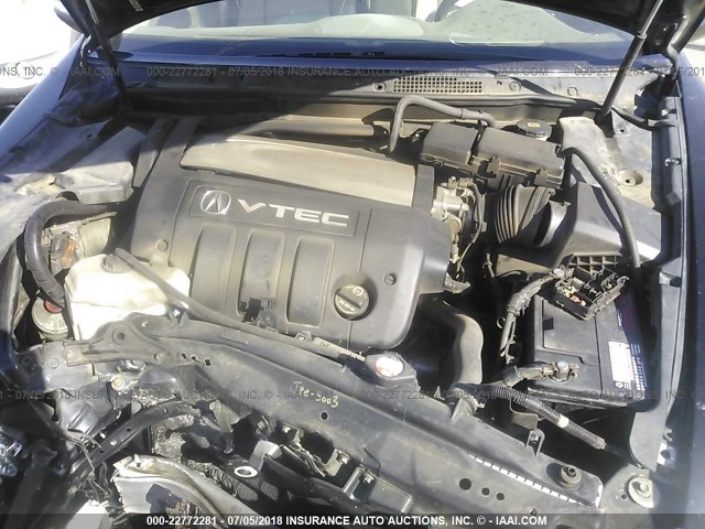 JH4KB16596C012276 - 2006 ACURA RL BLACK photo 10