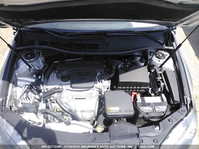 4T1BF1FK2FU026635 - 2015 TOYOTA CAMRY LE/XLE/SE/XSE GRAY photo 10