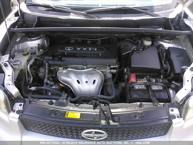 JTLKE50E481041602 - 2008 TOYOTA SCION XB BLACK photo 10