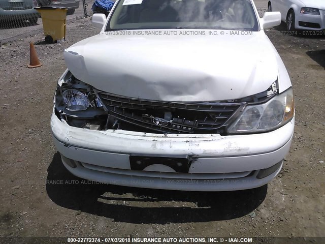 4T1BF28B24U355948 - 2004 TOYOTA AVALON XL/XLS WHITE photo 6