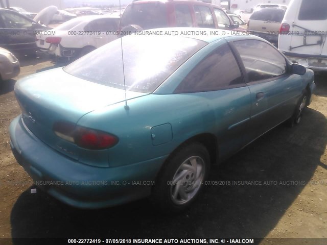 1G1JC1246W7324810 - 1998 CHEVROLET CAVALIER RS TEAL photo 4