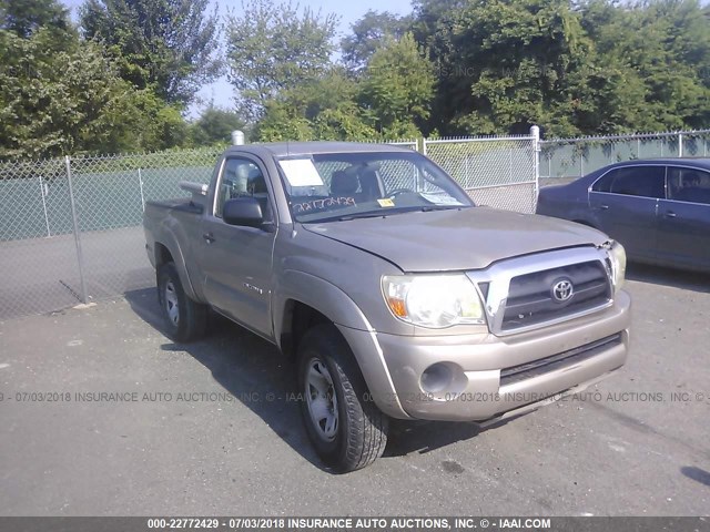 5TENX62N15Z033576 - 2005 TOYOTA TACOMA PRERUNNER TAN photo 1