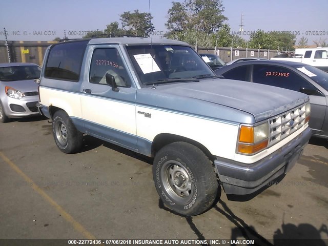 1FMCU14T6LUA94714 - 1990 FORD BRONCO II BLUE photo 1