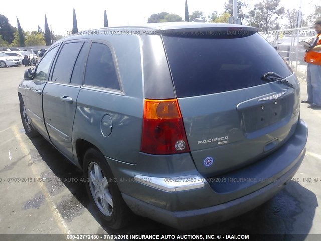 2C4GF68465R595389 - 2005 CHRYSLER PACIFICA TOURING Light Blue photo 3