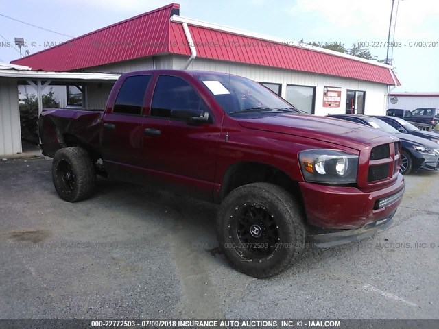 3D7KS28LX9G524123 - 2009 DODGE RAM 2500 RED photo 1