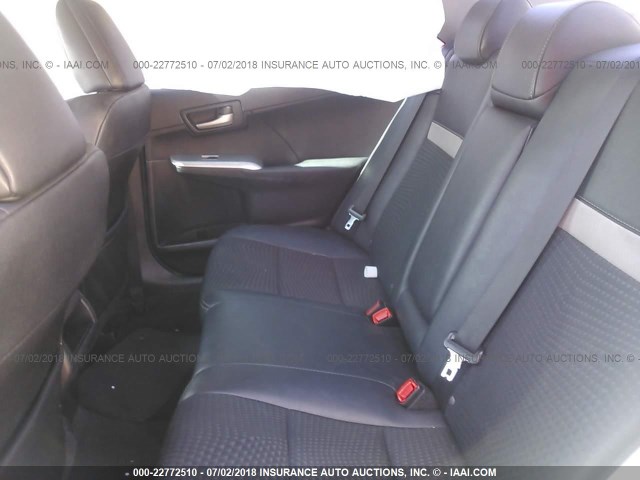 4T1BF1FK6CU079690 - 2012 TOYOTA CAMRY SE/LE/XLE BLACK photo 8
