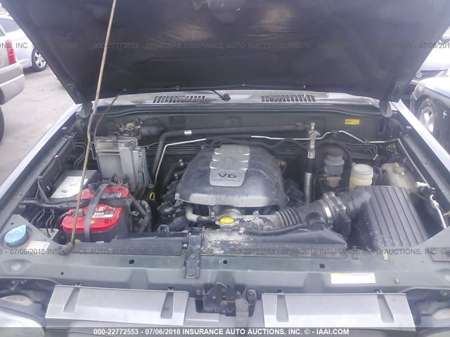 JACDJ58X317J09993 - 2001 ISUZU TROOPER S/LS/LIMITED 绿色 照片 10