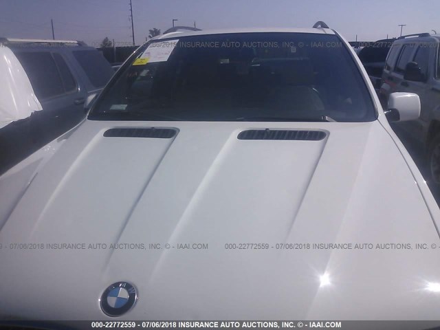 5UXFB33523LH48699 - 2003 BMW X5 4.4I WHITE photo 6