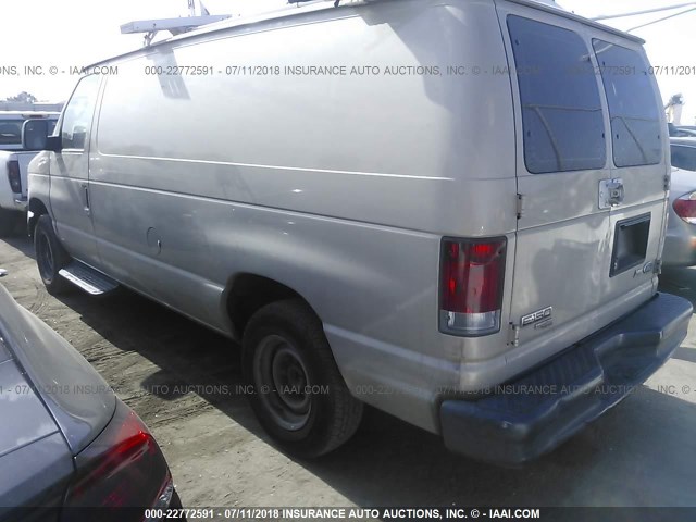 1FTNE1EW1DDA83947 - 2013 FORD ECONOLINE E150 VAN BROWN photo 3