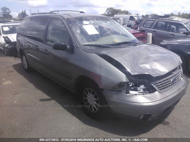 2FMZA51492BA45115 - 2002 FORD WINDSTAR LX GRAY photo 1