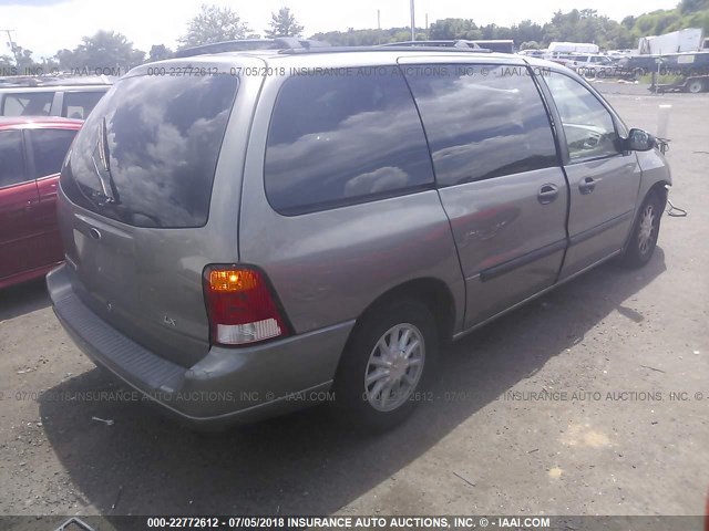 2FMZA51492BA45115 - 2002 FORD WINDSTAR LX GRAY photo 4