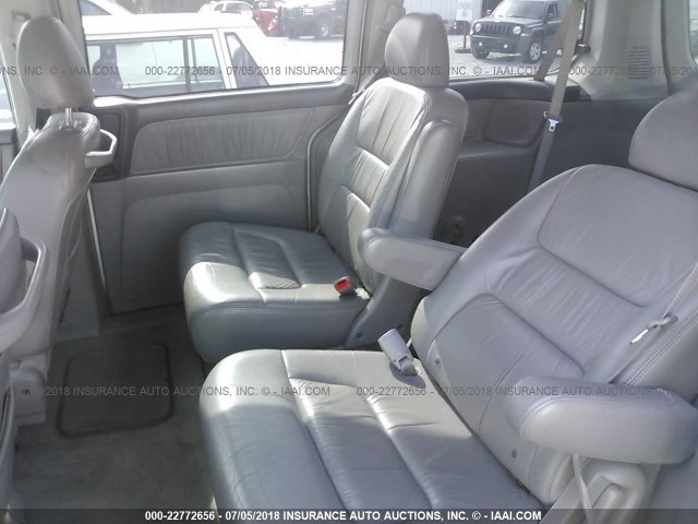 5FNRL18934B095121 - 2004 HONDA ODYSSEY EXL SILVER photo 8