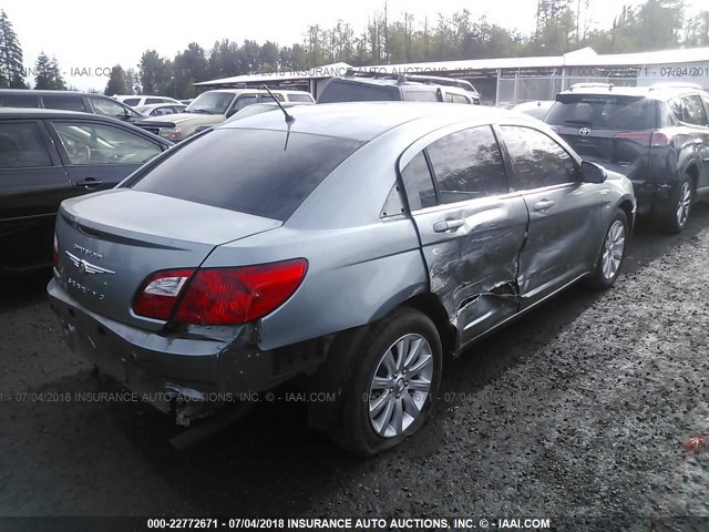 1C3CC5FB4AN131029 - 2010 CHRYSLER SEBRING LIMITED GRAY photo 4