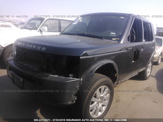 SALAD25416A390375 - 2006 LAND ROVER LR3 SE BLACK photo 2