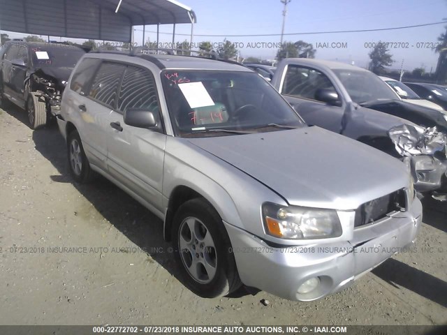 JF1SG65654H766162 - 2004 SUBARU FORESTER 2.5XS ვერცხლისფერი ფოტო 6