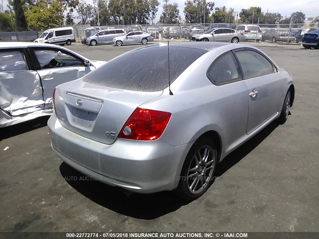 JTKDE177360092167 - 2006 TOYOTA SCION TC 银色 照片 4