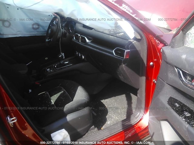 JM3KFABMXJ0325034 - 2018 MAZDA CX-5 SPORT RED photo 5