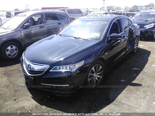 19UUB1F30FA003567 - 2015 ACURA TLX BLACK photo 2