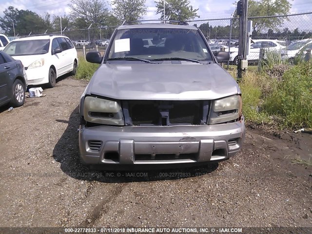 1GNDS13S122366059 - 2002 CHEVROLET TRAILBLAZER  TEAL photo 6