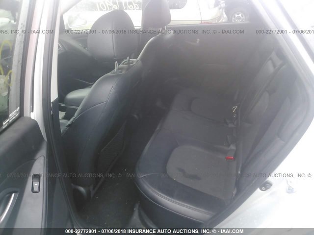 KM8JUCAC3DU711947 - 2013 HYUNDAI TUCSON GLS/LIMITED 银色 照片 8