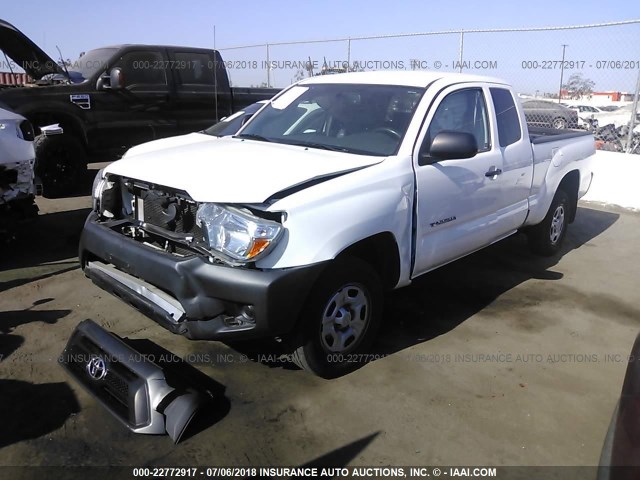 5TFTX4CN1FX065219 - 2015 TOYOTA TACOMA ACCESS CAB Սպիտակ լուսանկար 2