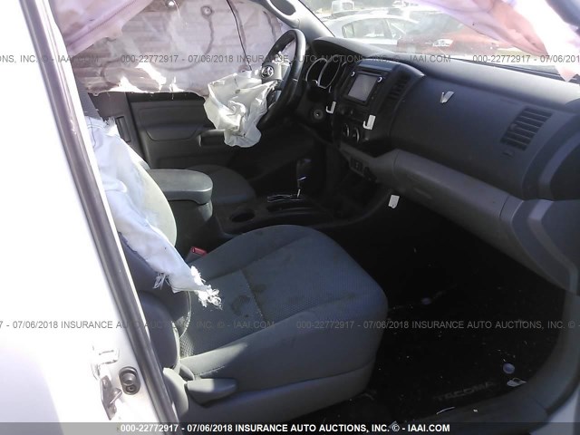5TFTX4CN1FX065219 - 2015 TOYOTA TACOMA ACCESS CAB Սպիտակ լուսանկար 5