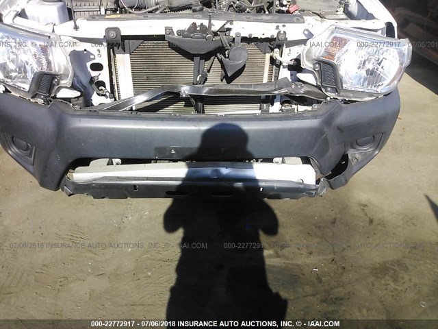 5TFTX4CN1FX065219 - 2015 TOYOTA TACOMA ACCESS CAB WHITE photo 6