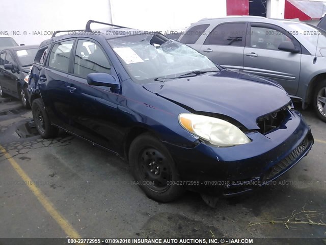 2T1KR32E83C018040 - 2003 TOYOTA COROLLA MATRIX XR Navy photo 1