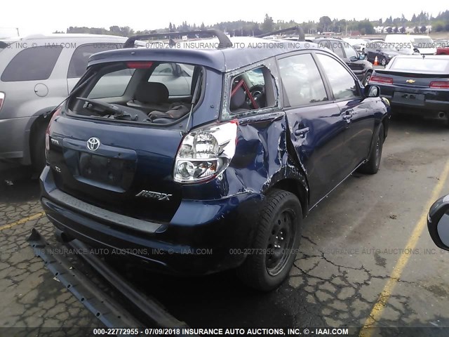 2T1KR32E83C018040 - 2003 TOYOTA COROLLA MATRIX XR Navy photo 4