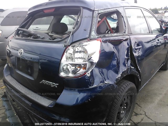 2T1KR32E83C018040 - 2003 TOYOTA COROLLA MATRIX XR Navy photo 6