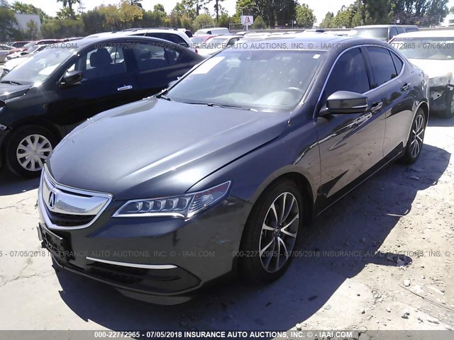 19UUB2F54GA002916 - 2016 ACURA TLX TECH GRAY photo 2