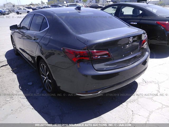 19UUB2F54GA002916 - 2016 ACURA TLX TECH GRAY photo 3