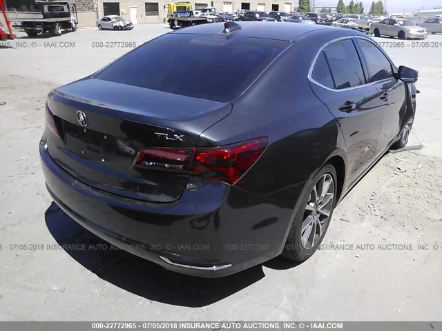 19UUB2F54GA002916 - 2016 ACURA TLX TECH GRAY photo 4