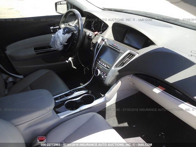 19UUB2F54GA002916 - 2016 ACURA TLX TECH GRAY photo 5