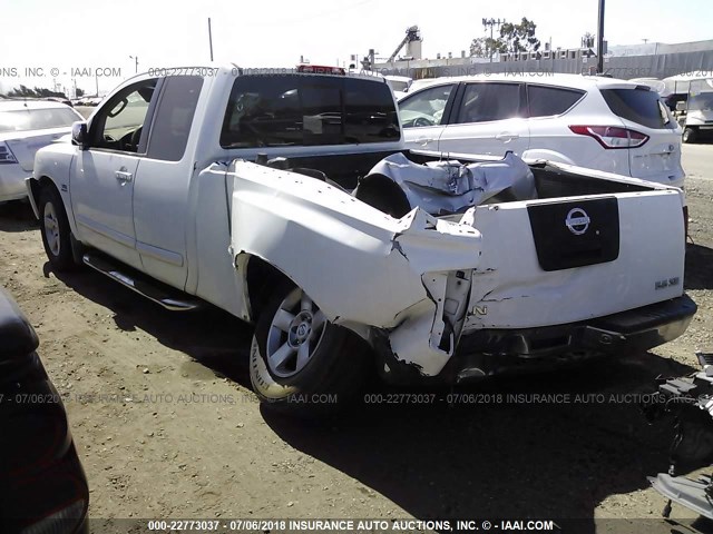 1N6AA06A64N556370 - 2004 NISSAN TITAN XE/SE/LE WHITE photo 3