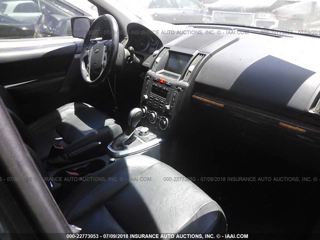 SALFT2BN1AH172295 - 2010 LAND ROVER LR2 HSE TECHNOLOGY BLACK photo 5