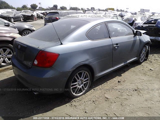 JTKDE167360109406 - 2006 TOYOTA SCION TC 灰色 照片 4