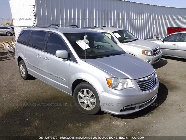 2C4RC1BG4CR226423 - 2012 CHRYSLER TOWN & COUNTRY TOURING SILVER photo 1